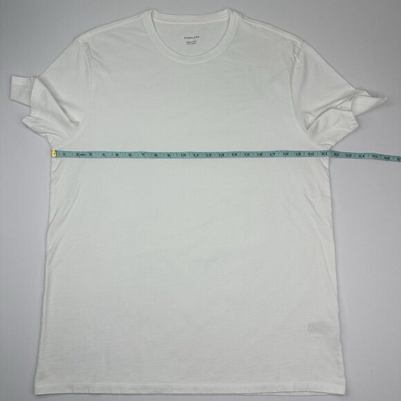 Everlane Uniform Men's NWOT White The Organic Crew Neck Athleisure T-Shirt L/C42 - Picture 7 of 9
